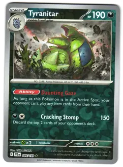 Tyranitar 095/159 Reverse Holo SV09: Journey Together Pokemon TCG - Image 1