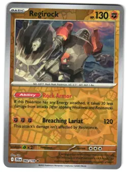 Regirock 082/159 Reverse Holo SV09: Journey Together Pokemon TCG - Image 1