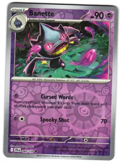 Banette 060/159 Reverse Holo SV09: Journey Together Pokemon TCG - Image 1