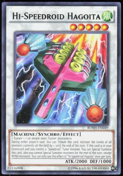 Hi-Speedroid Hagoita BOSH-EN049 Rare Breakers of Shadow Yu-Gi-Oh Near Mint - Image 1