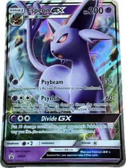 Pokemon TCG Sun & Moon Espeon GX SM35 Black Star Promo - Image 1