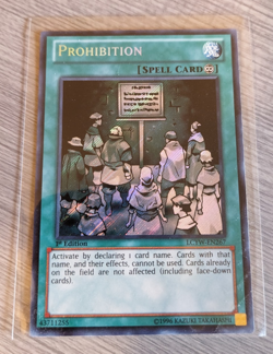 Yugioh Prohibition (1st Edition) LCYW-EN267 Secret Rare LP - Image 1