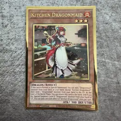 Kitchen Dragonmaid - MAGO-EN022 - Premium Gold Rare 1st Ed Yugioh - NM - Image 1