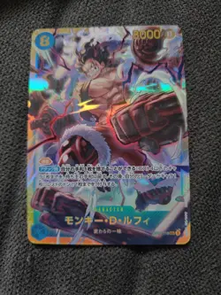 Monkey D. Luffy OP11-118 SEC A Fist of Divine Speed ONE PIECE Card Game Japanese - Image 1