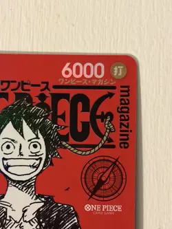 One Piece TCG Luffy Magazine Promo ST21-014 with magazine - Image 3