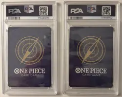 One Piece TCG OP09-118 SEC Gol D. Roger PSA 10 & OP08-043 Edward Newgate PSA 10 - Image 2