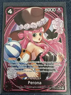 One Piece CCG Perona SP EB03-045 SR English Heroines Edition EB03 Alt Art - Image 1