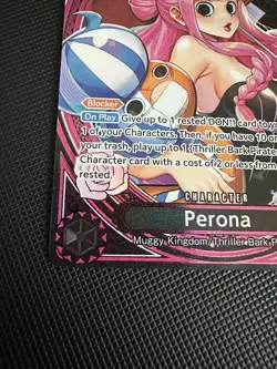 One Piece CCG Perona SP EB03-045 SR English Heroines Edition EB03 Alt Art - Image 4