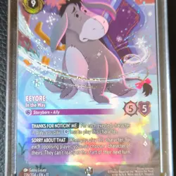 Disney Lorcana Eeyore-In the Way Foil Rare The First Chapter 226/204 Amethyst - Image 1