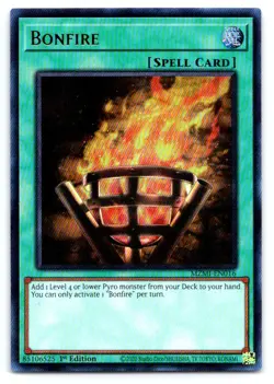 Yugioh Bonfire Ultra Rare Maze of Millennia MZMI-EN016 - Image 1
