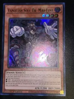 Yugioh! Vanquish Soul Dr. Mad Love - RA04-EN045 - Ultra Rare - 1st Edition Near - Image 1