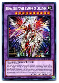Yugioh Nerva the Power Patron of Creation Secret Rare Duelist's Advance DUAD-EN0 - Image 1