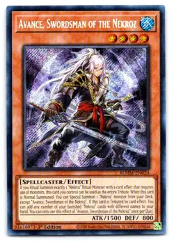 Yugioh Avance, Swordsman of the Nekroz Secret Rare Battles of Legend: Monster Ma - Image 1