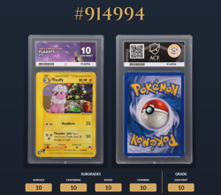 Pokemon TCG - WOTC Expedition 2002 - Flaaffy 77/165 Ace 10 Gem Mint Perfect Subs - Image 1