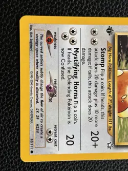 Pokemon 1st Edition Stantler Neo Genesis 76/111 Near Mint - Nm - Image 3