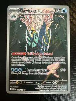 Clawitzer 141/132 - Illustration Rare Pokemon TCG Mega Evolution - NM - Image 1