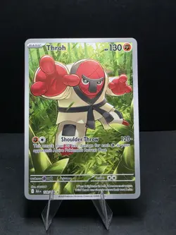Throh 128/086 Black Bolt Illustration Rare Pokemon TCG SV Near Mint - Image 1