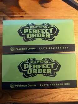 Pokemon Perfect Order Elite Trainer Box Pokemon Center Exclusive ETB x2 Sealed - Image 3
