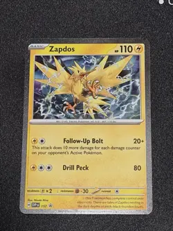 Zapdos SVP 157 - Black Star Promo Surging Sparks - Pokemon NM - Image 3