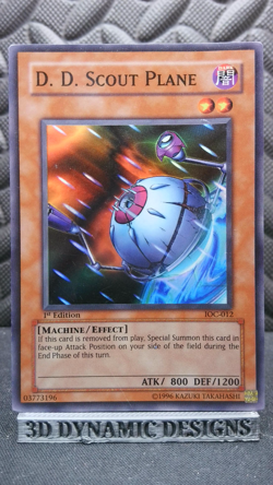 | Yugioh D.D. Scout Plane IOC-012 1st Edition Super Rare Invasion Of Chaos HP | - Image 1