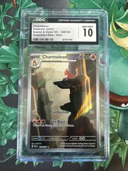 Charmeleon Scarlet & Violet 151 Illustration Rare Holo CGC 10 Pokemon TCG - Image 1