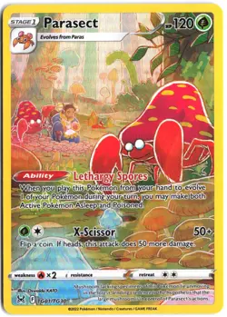 Parasect TG01/TG30 Holo Trainer Gallery Rare Lost Origin Trainer Gallery Pokemon - Image 1