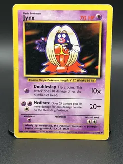 Pokemon TCG Jynx Base Set 31/102 - MP - WOTC VINTAGE - Image 1