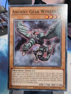 YuGiOh! Ancient Gear Wyvern LDS1-EN084 1st Ed - Image 1