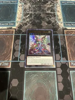 Yugioh TCG Galaxy-Eyes Cipher X Dragon GFTP-EN011 1st Ed Ultra Rare Near Mint - Image 1