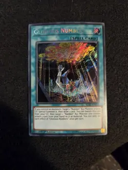 Yugioh Glorious Numbers BLRR-EN035 Secret Rare 1st Edition NM - Image 1