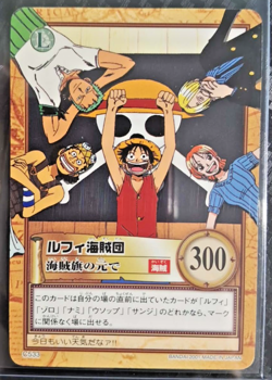 2001 BANDAI One Piece Hyper Battle LUFFY nami C533 EARLY CARD VINTAGE 1ST TCG - Image 1