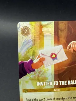Disney Lorcana Card - Invited To The Ball - FOIL Promo 6/C1 - NA Continentals - Image 4