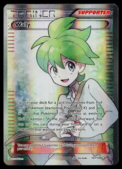 Pokemon Card - Wally Roaring Skies 107/108 Rare Ultra 2015 - Image 1