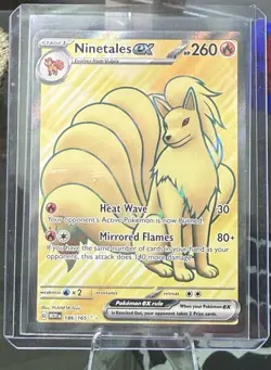 Pokemon TCG Ninetales EX SV Scarlet & Violet 151 Double Rare Holo Card - Image 1
