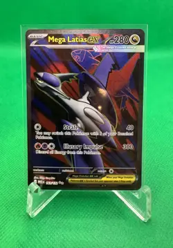Pokemon TCG Mega Latias EX Full Art Ultra Rare Card 163/132 NM - Image 1