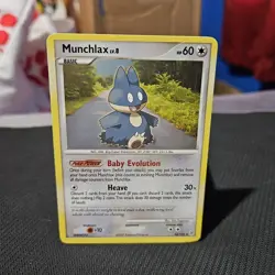 Munchlax Pokemon TCG Diamond And Pearl Non-Holo Rare Card #33/130 - Image 1