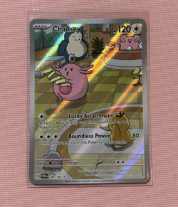 Pokemon TCG Chansey Illustration Twilight Masquerade Card 187/167 - Image 1