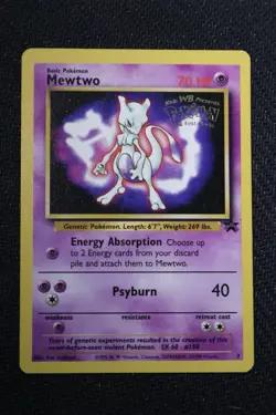 Rare | Mewtwo Promo #3 | WB Stamped Movie Promo | Pokemon Card - Image 1