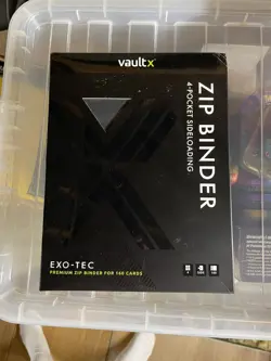 Vault X 4 Pocket Trading Card Zip Binder for 160 Cards Premium Exo-Tec TCG Album - Image 1