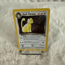 Dark Persian Pokemon Card WOTC Black Star Promo #17 Holo 2000 NM - Image 3