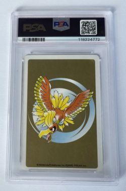 2000 Japanese Pokemon Butterfree Seven of Diamonds Gold Playing Card PSA 10 Gem - Image 2