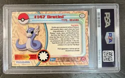 PSA 9 2000 TOPPS TV ANIMATION DRATINI FOIL CARD #147 PSA 9 (G37) - Image 3