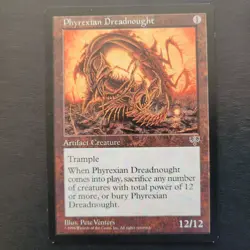 Reserved List Magic Card MTG - Phyrexian Dreadnought NM Authentic Rare Original - Image 1