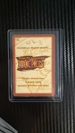2001 BANDAI One Piece Hyper Battle LUFFY SCARCE C400 EARLY tcg CARD - Image 2