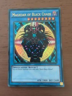 Yu-Gi-Oh! TCG Magician of Black Chaos Yugi's Legendary Decks Card YGLD-ENC01 - Image 1