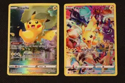 Pokemon TCG LOT - Pikachu Crown Zenith 2 Card Lot - Full Art & Gallery - Image 1