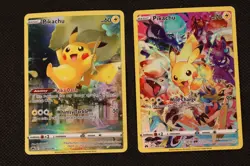 Pokemon TCG LOT - Pikachu Crown Zenith 2 Card Lot - Full Art & Gallery - Image 2