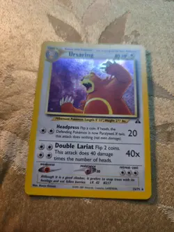 Pokemon Ursaring TCG Neo Discovery 15/75 Holo Unlimited 2001 Card WOTC LP - Image 4