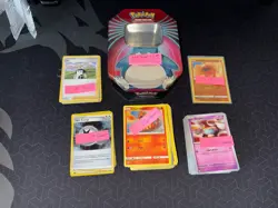 Huge Pokemon Card Lot. 225 Total W/ Tin. Trainers, Energy, Holos, Japanese, Etc - Image 2