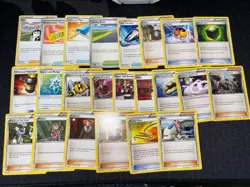 Huge Pokemon Card Lot. 225 Total W/ Tin. Trainers, Energy, Holos, Japanese, Etc - Image 5
